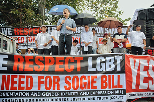 Villanueva joins Church groups’ protest vs SOGIE Bill